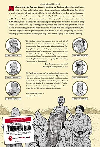 Nobody's Fool: The Life and Times of Schlitzie the Pinhead — back cover