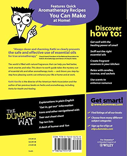 Aromatherapy For Dummies by Kathi Keville