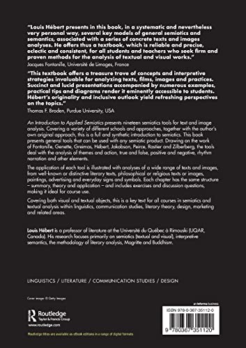 An Introduction to Applied Semiotics: Tools for Text and Image Analysis