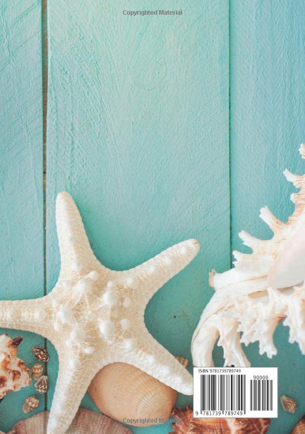 Guest Book: Visitor Guest Book / Sign In Log Book For Vacation Rentals, Airbnb, VRBO, Bed & Breakfast, Beach House, Guest House, Motels & Hotels with Beach House Coastal Ocean Theme