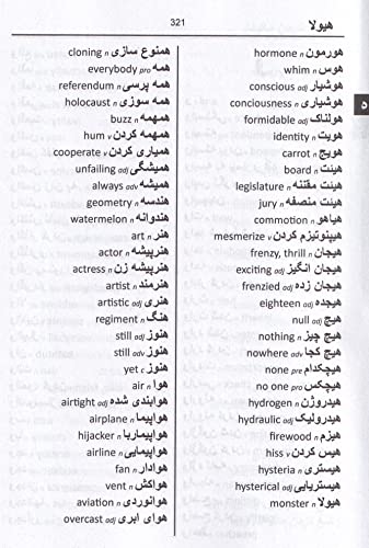 Farsi edition Word To Word Bilingual Dictionary