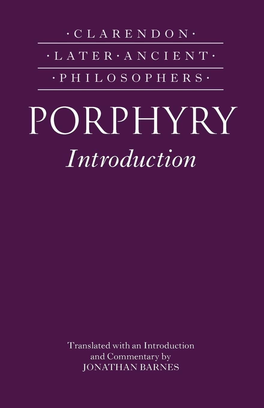 Porphyry Introduction (Clarendon Later Ancient Philosophers)