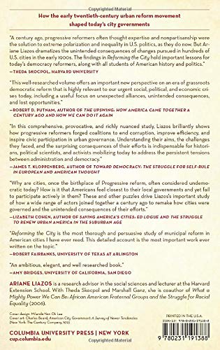 Reforming the City: The Contested Origins of Urban Government, 1890-1930