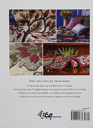 More William Morris Applique: Spectacular Quilts & Accessories for the Home — back cover