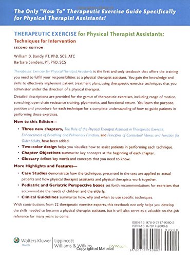 Therapeutic Exercise for Physical Therapy Assistants