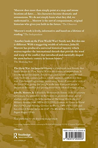 The Great War: An Imperial History