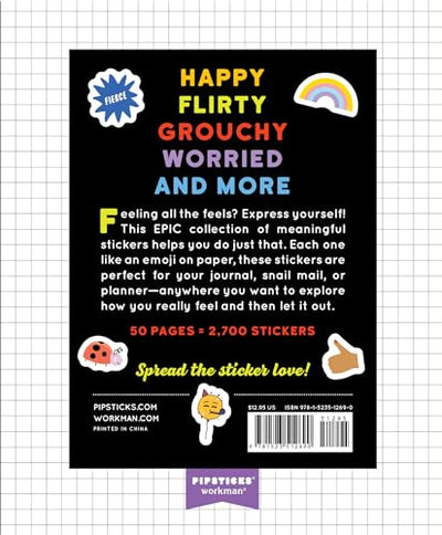 So. Many. Feelings Stickers.: 2,700 Stickers for Every Mood (So. Many. Stickers.)