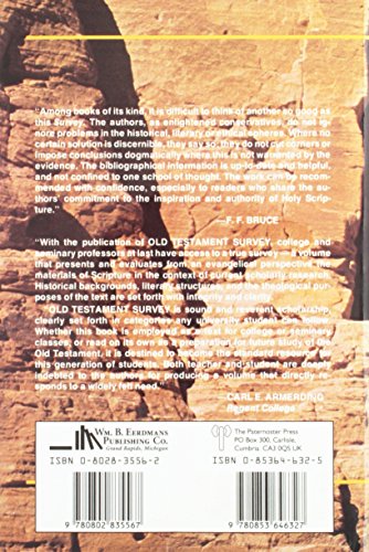Old Testament Survey: The Message, Form and Background of the Old Testament — back cover