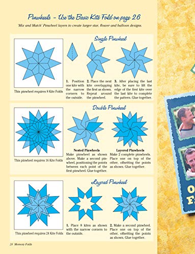 Memory Folds: Great Ideas for Scrapbooks & Cards (Design Originals) Over 40 Projects Using Origami and Papercrafting Techniques, with Tea Bag Folding Papers and Step-by-Step Instructions