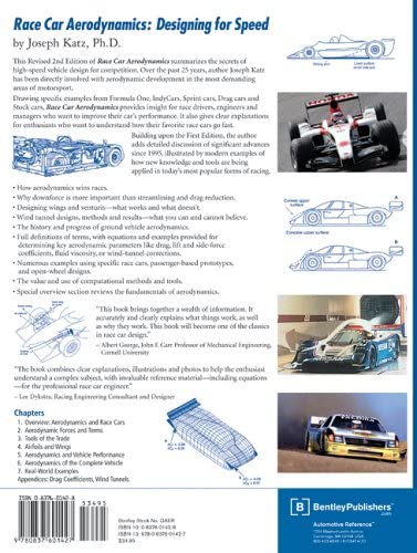 Race Car Aerodynamics: Designing for Speed (Engineering)