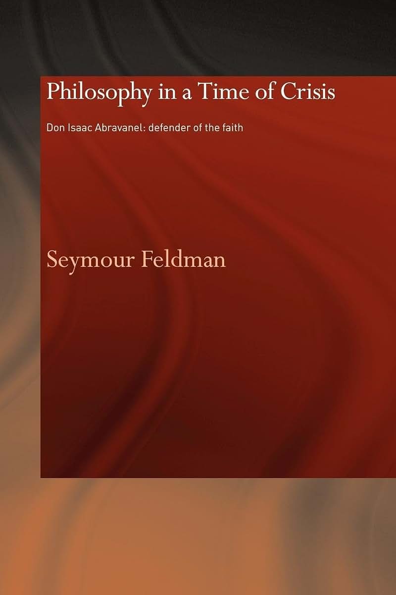 Philosophy in a Time of Crisis (Routledge Jewish Studies Series)