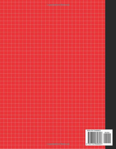 Graph Paper Composition Notebook: Grid Paper Notebook, Quad Ruled, 100 Sheets (Large, 8.5 x 11) (Graph Paper Notebooks)