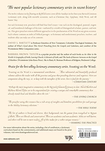 Feasting on the Word: Year A, Volume 1: Advent through Trans
