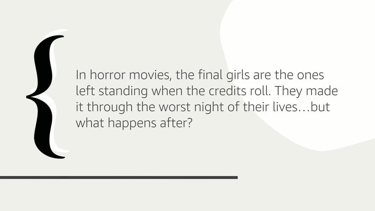 The Final Girl Support Group — back cover