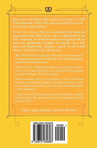 Notes for a Young Prince