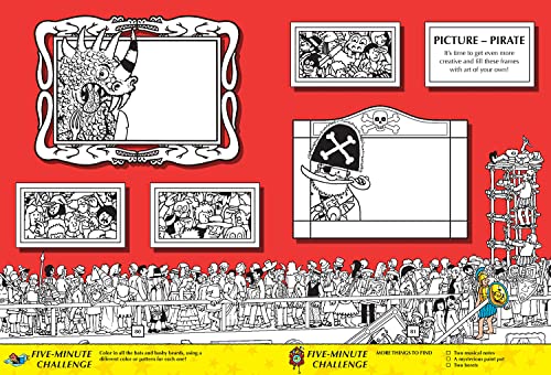 Where's Waldo? The Boredom Buster Book: 5-Minute Challenges: (Hidden Object Activity Book with Search & Find Puzzles, Mazes, Connect-the-Dots, ... Word Searches & Spot-the-Difference Games)