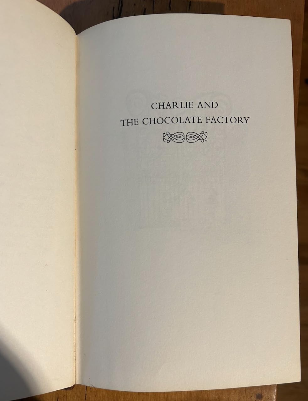 Charlie and the Chocolate Factory by Roald Dahl