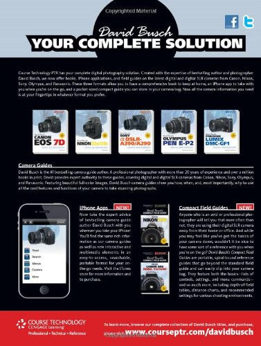 David Busch's Nikon D3100 Guide to Digital SLR Photography (David Busch's Digital Photography Guides)