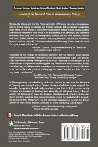 Jews and Other Germans: Civil Society, Religious Diversity, and Urban Politics in Breslau, 1860-1925