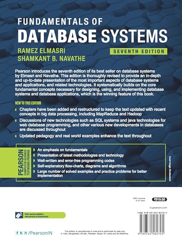 Fundamentals Of Database System, 7Th Edn
