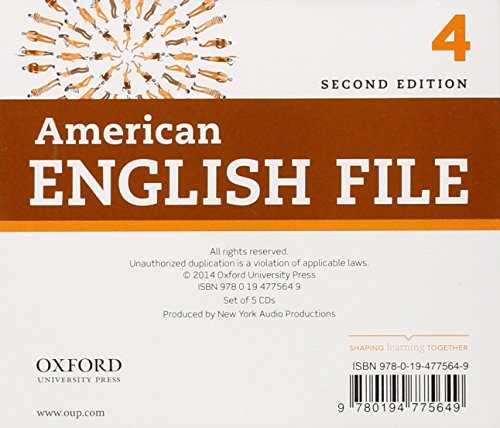 American English File 2E 4 Class Audio CD: American English File 2E 4 Class Audio CD