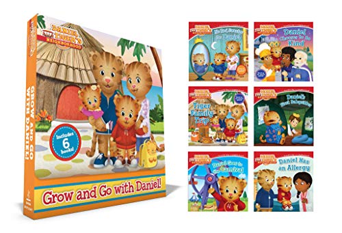 Grow and Go with Daniel! (Boxed Set): No Red Sweater for Daniel; Tiger Family Trip; Daniel Goes to the Carnival; Daniel Chooses to Be Kind; Daniel's ... Has an Allergy (Daniel Tiger's Neighborhood)