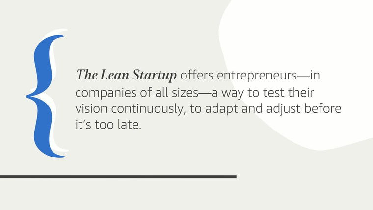 The Lean Startup: How Today's Entrepreneurs Use Continuous Innovation to Create Radically Successful Businesses — back cover