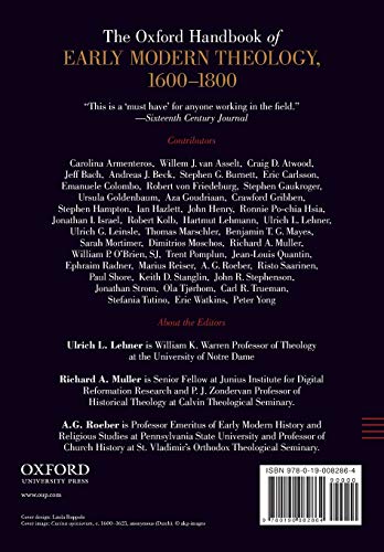 The Oxford Handbook of Early Modern Theology, 1600-1800 (Oxford Handbooks)