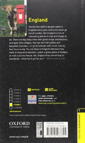 Oxford Bookworms Factfiles: England: Level 1: 400-Word Vocabulary (Oxford Bookworms Library: Stage 1)