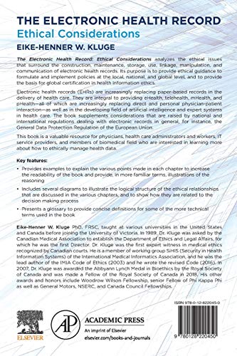 The Electronic Health Record: Ethical Considerations