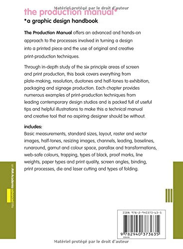 The Production Manual: A Graphic Design Handbook (Required Reading Range)