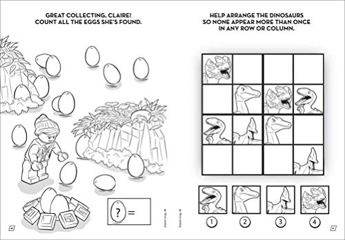 LEGO Jurassic World: Dinosaurs on the Run! (Coloring Book)