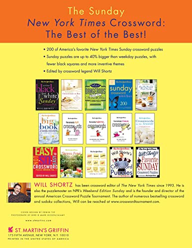 The New York Times Sunday Crossword Omnibus Volume 10: 200 World-Famous Sunday Puzzles from the Pages of The New York Times (New York Times Sunday Crosswords Omnibus)