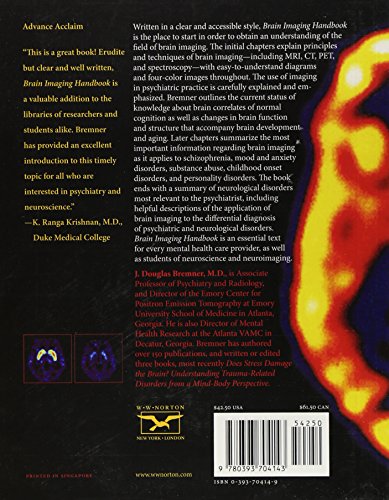 Brain Imaging Handbook by Bremner M.D., J. Douglas