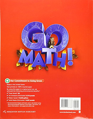 Student Edition Grade 6 2012 (Go Math!) by Houghton Mifflin