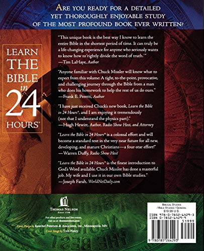 Learn the Bible in 24 Hours — back cover