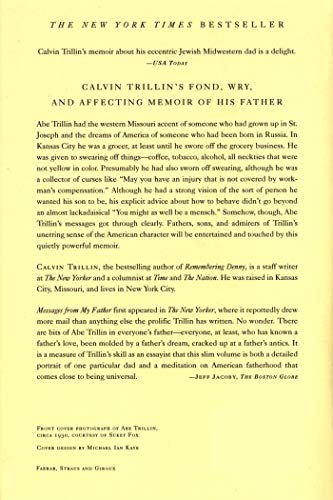 Messages from My Father: A Memoir by Trillin, Calvin