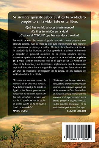 El Sendero del Tikún: Una guía práctica para encontrar tu propósito con la sabiduría de los 72 Nombres de Dios (Spanish Edition)