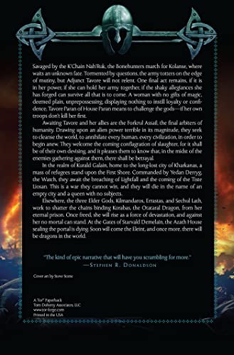 The Crippled God: Book Ten of The Malazan Book of the Fallen (Malazan Book of the Fallen, 10) — back cover