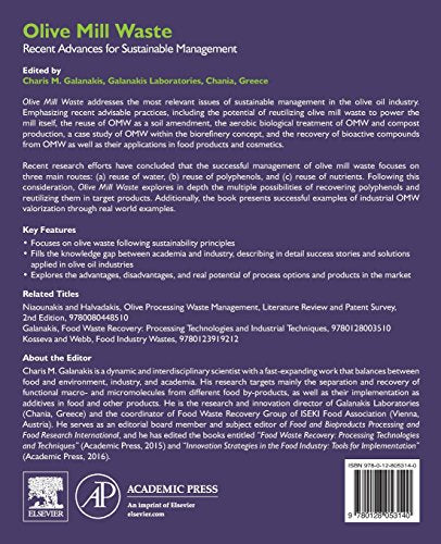 Olive Mill Waste: Recent Advances for Sustainable Management