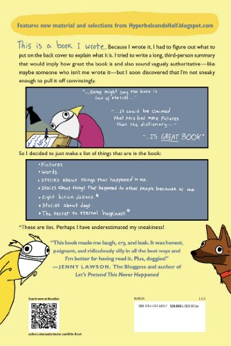 Hyperbole and a Half: Unfortunate Situations, Flawed Coping Mechanisms, Mayhem, and Other Things That Happened — back cover