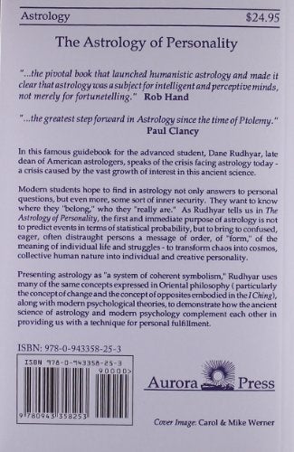 The Astrology of Personality: A Re-Formulation of Astrological Concepts and Ideals, in Terms of Contemporary Psychology and Philosophy