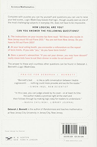 Logic Made Easy: How to Know When Language Deceives You — back cover