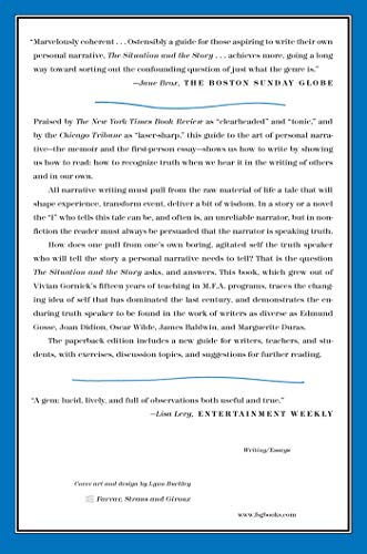 The Situation and the Story: The Art of Personal Narrative