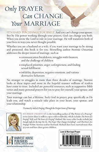 The Power of Prayer to Change Your Marriage by Omartian, Sto