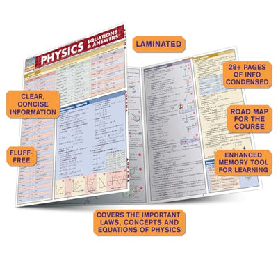 Physics Equations & Answers (Quick Study Academic)