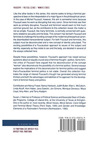 Feminist Interpretations of Michel Foucault (Re-Reading the Canon)