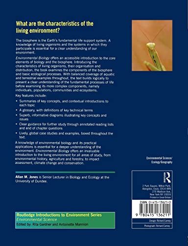Environmental Biology (Routledge Introductions to Environment: Environmental Science)