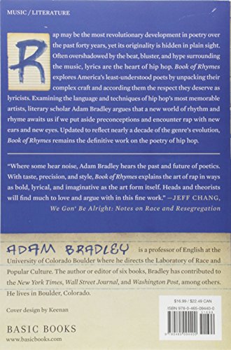 Book of Rhymes: The Poetics of Hip Hop by Bradley, Adam
