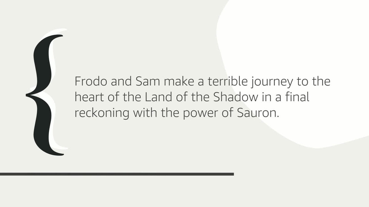 The Return Of The King: Being theThird Part of the Lord of the Rings